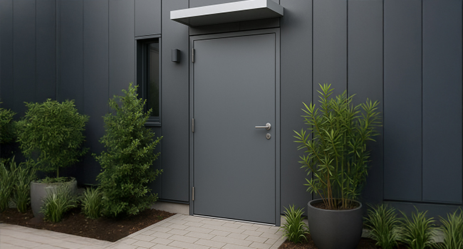 Edelstahltür | K&B Metallbau Edelstahltür | K&B Metallbau